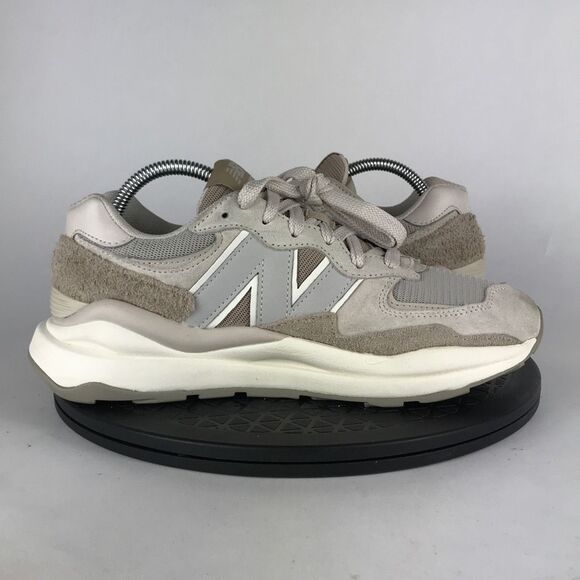 New Balance 57/40 Ivory Brown Moonbeam Suede M5740PSI Men’s Size 8 - Picture 7 of 10